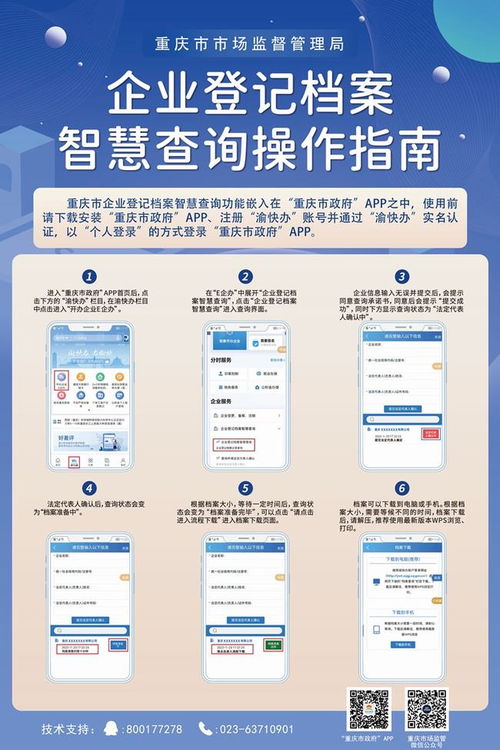 一部手機(jī)輕松搞定 企業(yè)登記檔案掌上查詢下載與信息咨詢指南